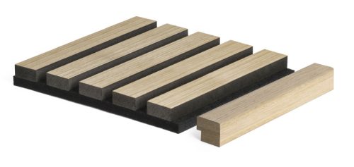 G21 befejező léc akusztikus panelhez, natúr tölgyfa