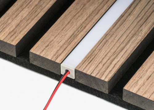 LED világítás G21 akusztikus panelekhez 200 cm, meleg sárga, 24V