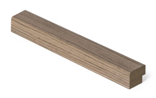 G21 záróprofil akusztikus panelhez, dió színben