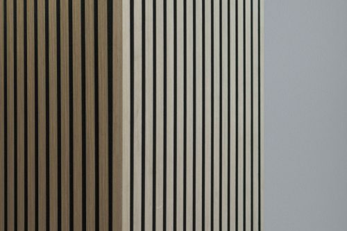 G21 záróprofil akusztikus panelhez, dió színben