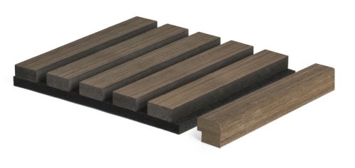 G21 záróprofil akusztikus panelhez, füstölt tölgy színben