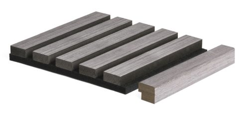 G21 záróprofil akusztikus panelhez, szürke tölgy színben