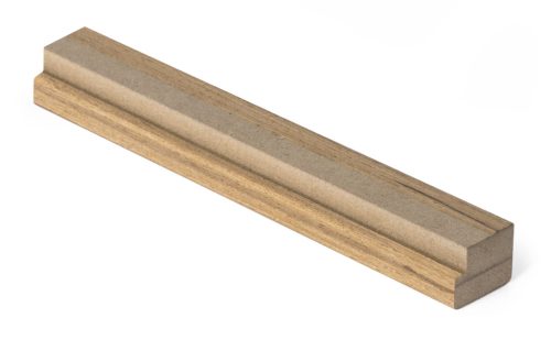 G21 záróprofil akusztikus panelhez, teak színben
