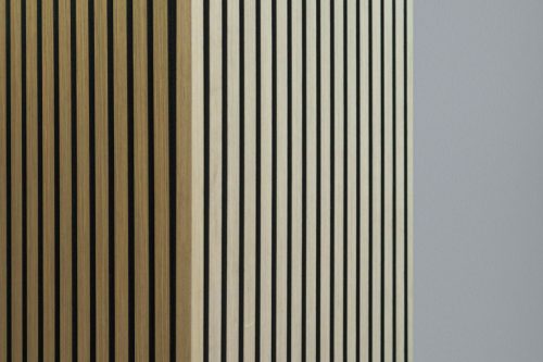 G21 záróprofil akusztikus panelhez, teak színben