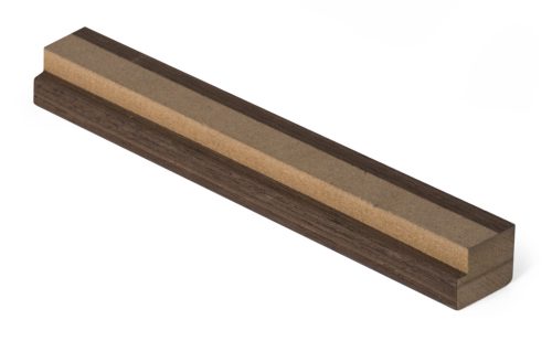 G21 záróprofil akusztikus panelhez, sötét dió színben