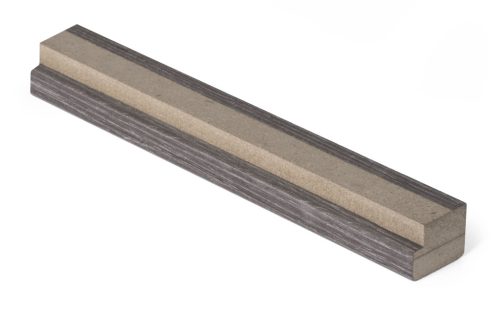 G21 záróprofil akusztikus panelhez,sötét szürke színben