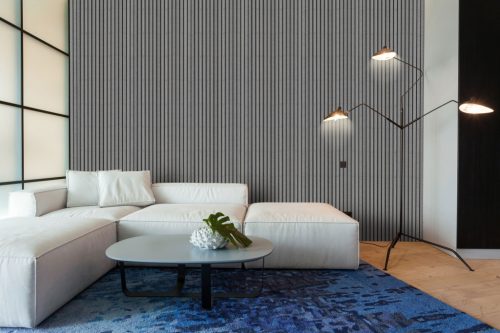 G21 záróprofil akusztikus panelhez,sötét szürke színben