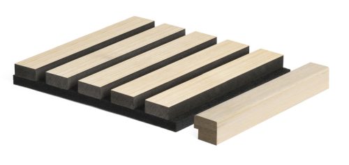 G21 záróprofil akusztikus panelhez, hikora színben