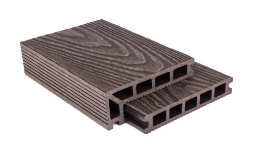 G21 kültéri burkolólap, 2,5 x 14,8 x 300 cm, Dark Wood, WPC