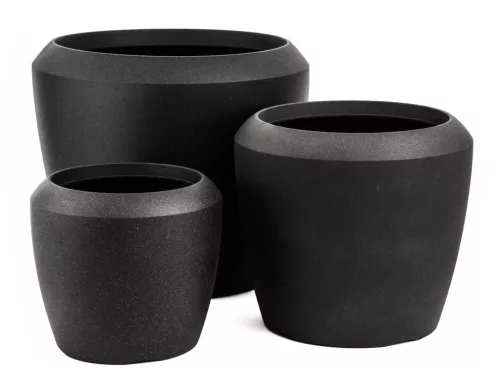 G21 Coal Round virágcserép 55,6 x 55,6 x 48,4