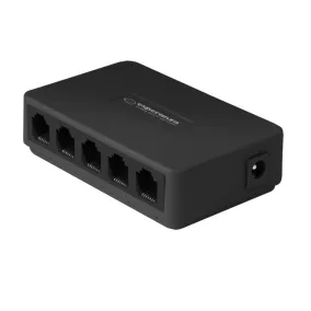   Onyx 5 portos Ethernet Switch - Esperanza, 10/100/1000 támogatással - ENS103