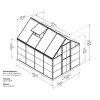 Palram - Canopia Hybrid 6x8