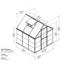 Palram - Canopia Hybrid 6x6