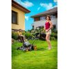 Riwall PRO RALM 4640 SPi - akkumulátoros önjáró fűnyíró szénkefe nélküli motorral 4 az 1-ben, 40 V (akku és töltő nélkül)