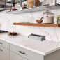 Delight Sarokelosztó - kapcsolós - 3 x 250V, 16A - 2 x USB, 2,1A - alumínium ház