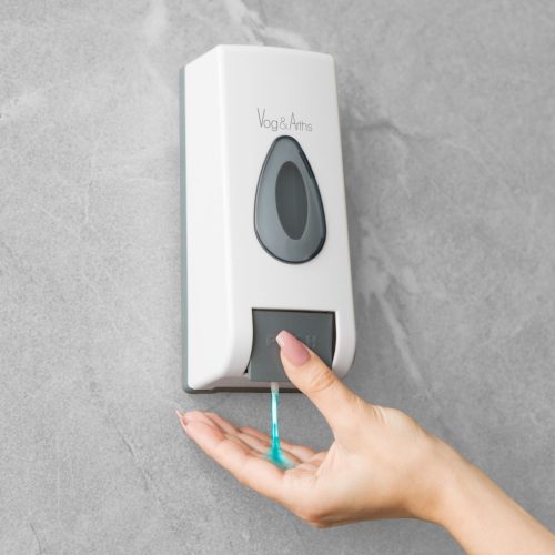 Vog und Arths Szappanadagoló - kézzel működtethető - 350 ml - fali - fehér (51119A) (Outlet)
