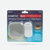 Kinetic 2 az 1-ben vezetéknélküli csengő és éjjelifény - Kinetic - fehér 55346WH