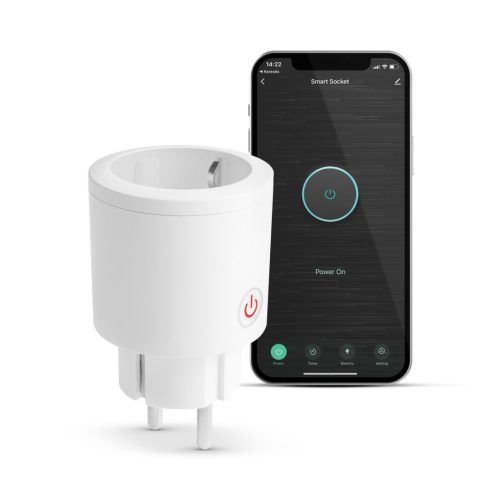 Delight & Smart Smart konnektor - fogyasztásmérővel - Amazon Alexa, Google Home, Siri, IFTTT kompatibilitás (55359B)