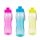 Family Sport kulacs - műanyag, átlátszó - 750 ml - 3 színben