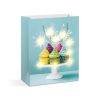 Family Ajándéktasak - 10 melegfehér LED, papír - 265 x 127 x 330 mm - 4 féle / csomag 58320