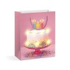 Family Ajándéktasak - 10 melegfehér LED, papír - 265 x 127 x 330 mm - 4 féle / csomag 58320