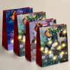 Family Ajándéktasak - 10 melegfehér LED, papír - 265 x 127 x 330 mm - 4 féle / csomag 58328