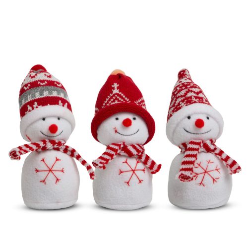 Family Karácsonyi hóember dekoráció - 20 cm - 3 féle