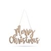 Family Karácsonyi dekoráció - "Merry Christmas" felirat - 20 x 12 cm - arany 58541A