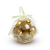 FamilyChristmas Karácsonyfadísz szett - arany - 3 cm - 12 db / szett