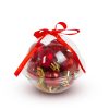 FamilyChristmas Karácsonyfadísz szett - piros - 3 cm - 12 db / szett