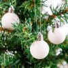 FamilyChristmas Karácsonyfadísz szett - glitteres fehér - 17 db / szett