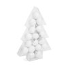 FamilyChristmas Karácsonyfadísz szett - glitteres fehér - 17 db / szett