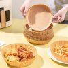 Bewello Air fryer sütőpapír - olaj nélküli sütőhöz - kör - 20 cm - 50 db / csomag