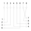 Fali aljzat - 8P8C FTP Cat.5E