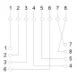 Fali aljzat - 8P8C FTP Cat.5E