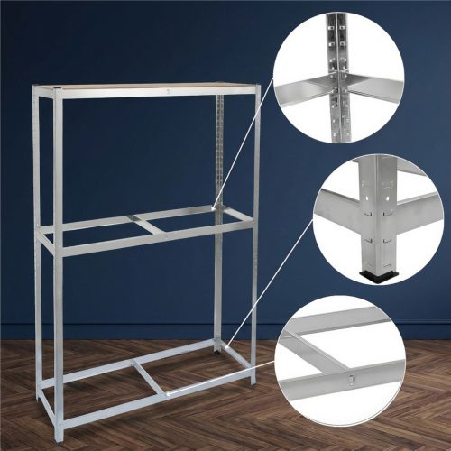 Gumiabroncs tároló állvány - fém - 180 x 120 x 40 cm