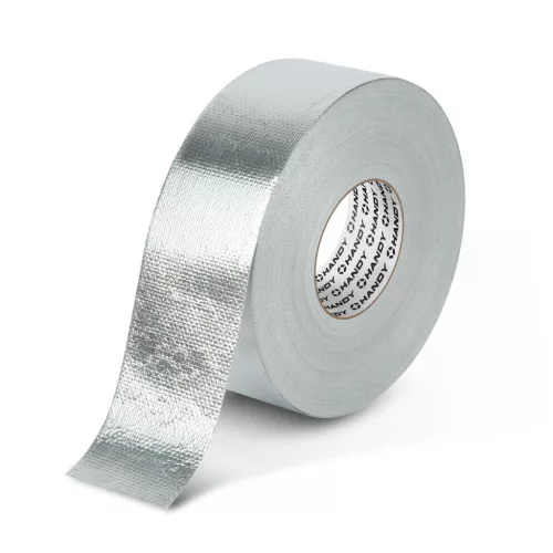 Alumínium ragasztószalag - üvegszálas - akril - 50 m x 50 mm - 150 mikron - lángálló