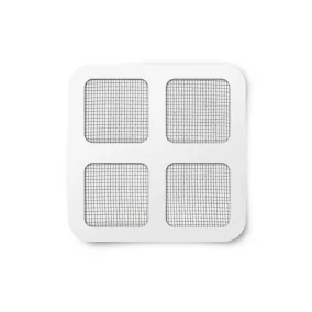   Szúnyogháló javítófolt - 10 x 10 cm - szürke - 4 db / csomag