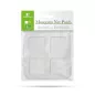   Szúnyogháló javítófolt - 10 x 10 cm - fehér - 4 db / csomag