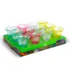 Felakasztható szolár virág - 4 féle - 3 melegfehér LED - 17,5 x 9,5 cm