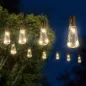   Garden of Eden Szolár LED fényfüzér - villanykörte design - 30 LED - 180 cm (11742)