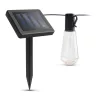 Garden of Eden Szolár LED fényfüzér - villanykörte design - 30 LED - 180 cm (11742)