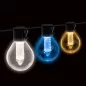   Smart szolár fényfüzér - 15 db fehér LED - állítható színhőmérséklet - 7,5 m - bluetooth