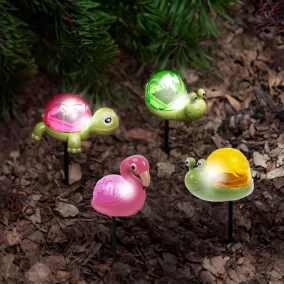   Leszúrható szolár - többféle - fehér LED - 10 x 6 x 15 cm