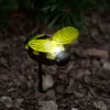 Leszúrható szolár lámpa - méhecske - 8 x 7,5 x 14,5 cm - Fehér LED
