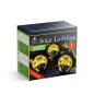   Szolár katicabogár - sárga - 14,5 x 12 x 6 cm - 6 melegfehér LED