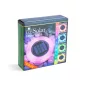   LED-es leszúrható szolár lámpa - kör alakú - RGB színes LED - 105 x 128 mm