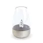   Szolár lámpa - gyertya - lángeffekt - 1 melegfehér LED - 6 x 9 cm