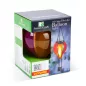   Felakasztható szolár lámpa - hőlégballon - lángeffekt - 12 sárga LED - 11 x 11 x 37 cm