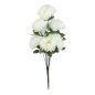 Műnövény dekoráció - krizantém - fehér - 12 x 58 cm